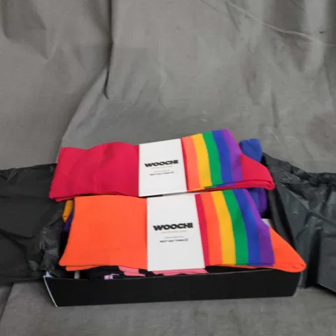 NEXT GAY THING MULTI PACK OF RAINBOW STRIPE SOCKS –SIZE 40-45