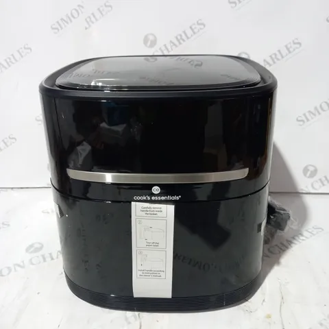 BOXED COOK'S ESSENTIALS 4L AIR FRYER IN BLACK