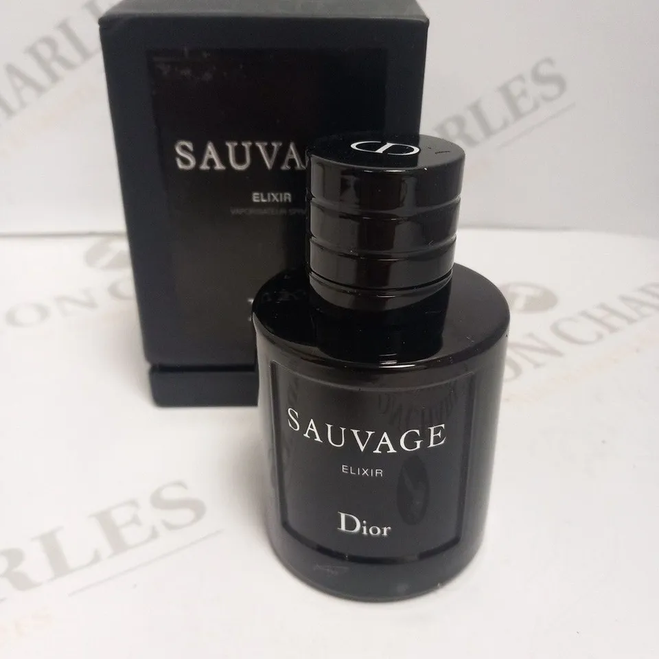 BOXED DIOR SAUVAGE ELIXIR VAPORISATEUR SPRAY 60ML 