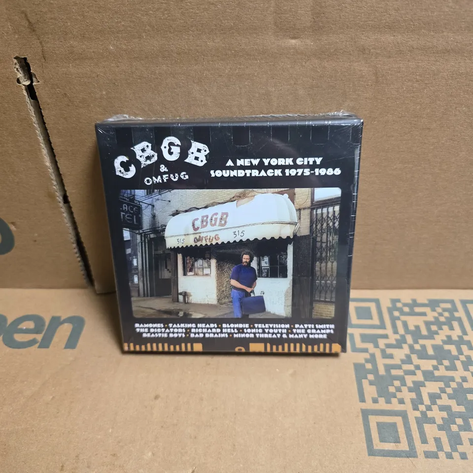 CBGB & OMFG! A NEW YORK CITY SOUNDTRACK 1975-1986 – 2-CD BOX SET (SEALED)