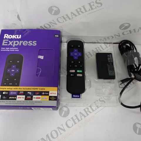 BOXED ROKU EXPRESS STREAMING STICK