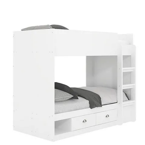 BOXED ATLANTA STORAGE BUNK - WHITE (3 BOXES)