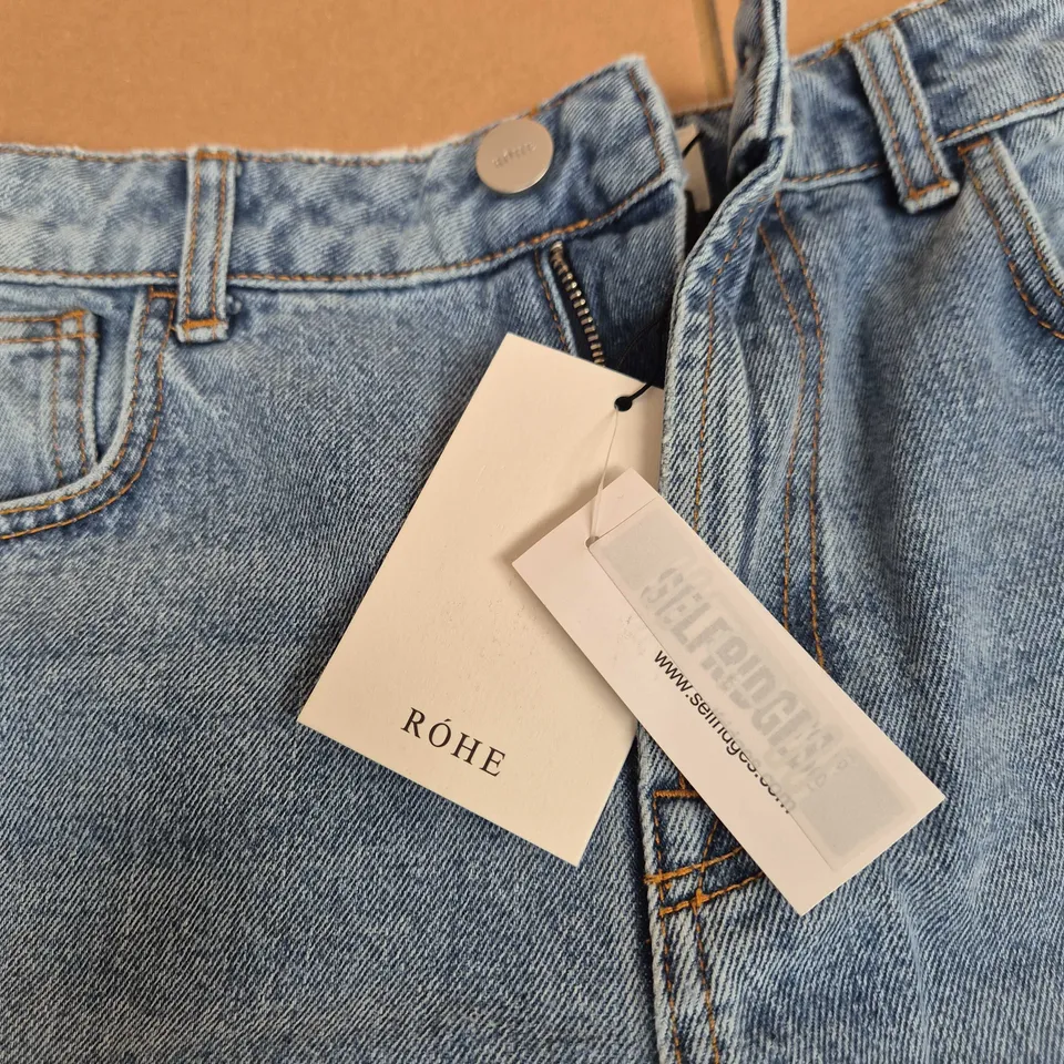 ROHE DENIM JEANS – CLASSIC BLUE, UK SIZE 34