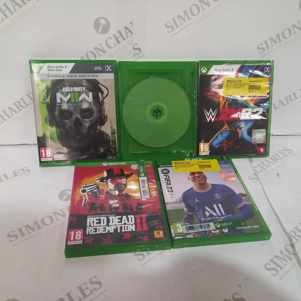 5 ASSORTED XBOX GAMES