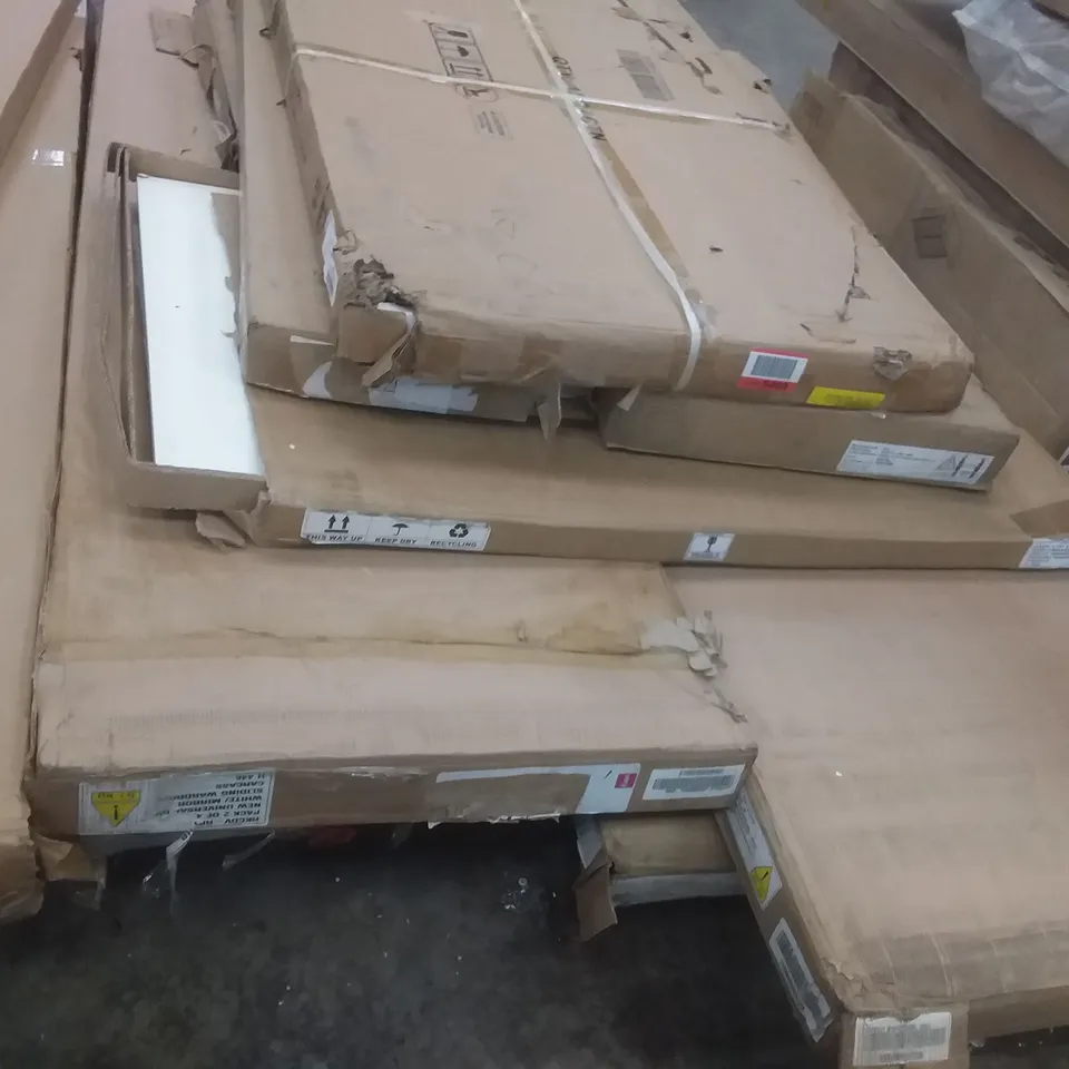PALLET OF ASSORTED FLAT PACK FURNITURE ITEMS
