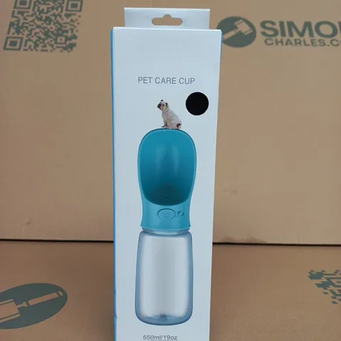 PET CARE CUP DRINKING WATER BOTTLE FOR PETS – 550ML (19OZ)