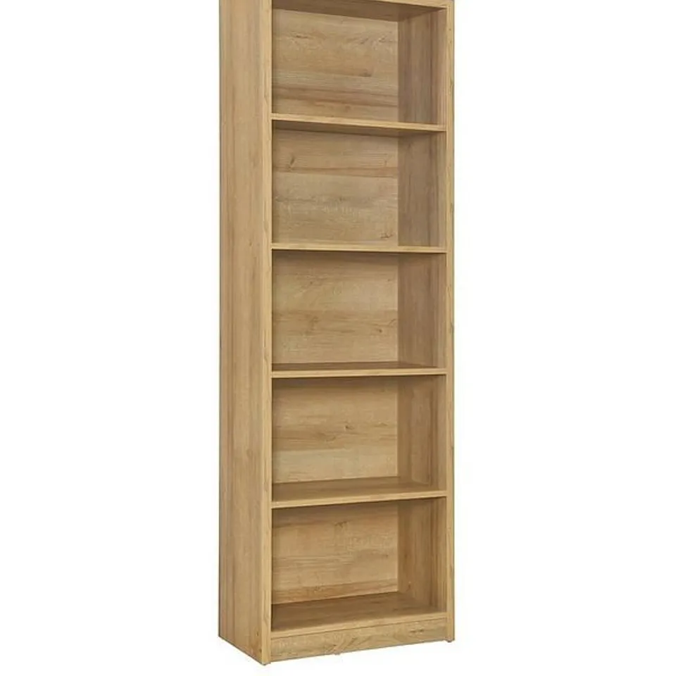 BOXED METRO TALL WIDE BOOKCASE - GREY (1 BOX)