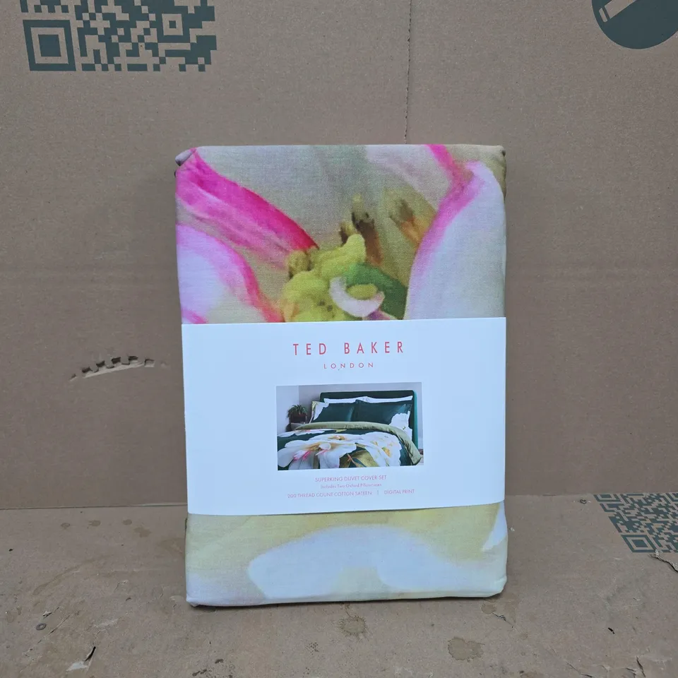 TED BAKER LONDON SUPERKING DUVET COVER SET
