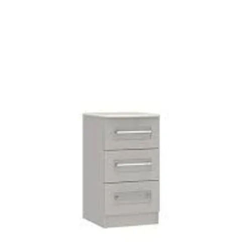 BOXED CAMBERLEY 3 DRAWER CHEST - WHITE