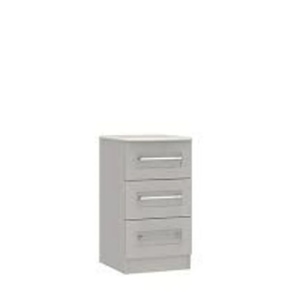 BOXED CAMBERLEY 3 DRAWER CHEST - WHITE  RRP £79