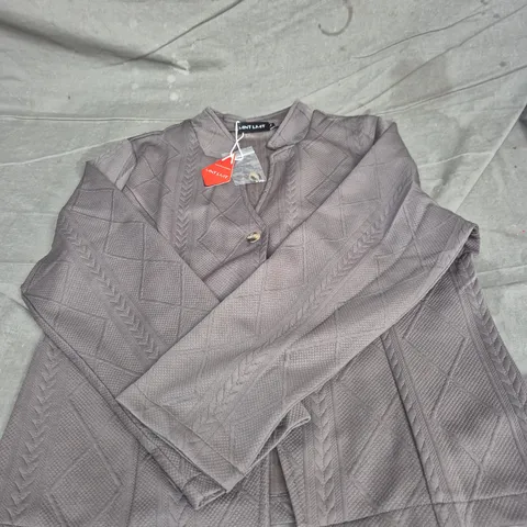 MINT LIMIT GREY KNIT CARDIGAN - MEN'S SIZE XL