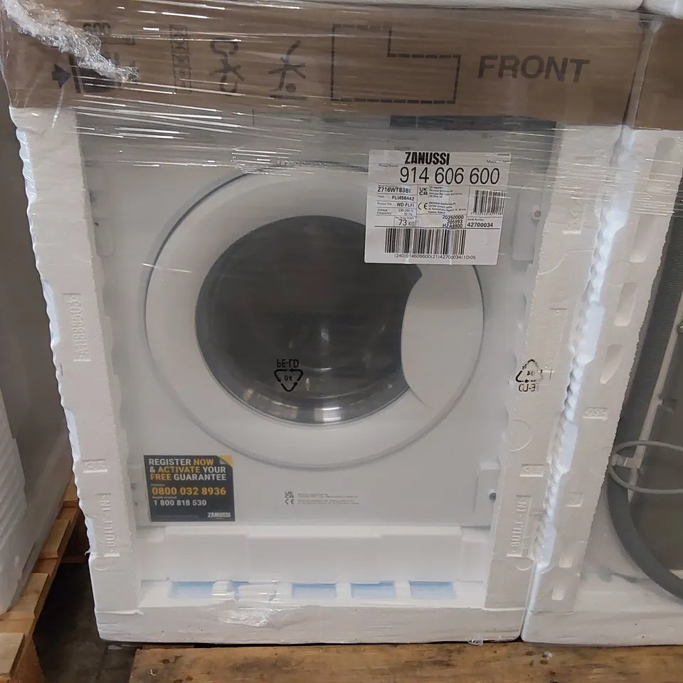 ZANUSSI Z716WT83BI INTEGRATED WASHER DRYER