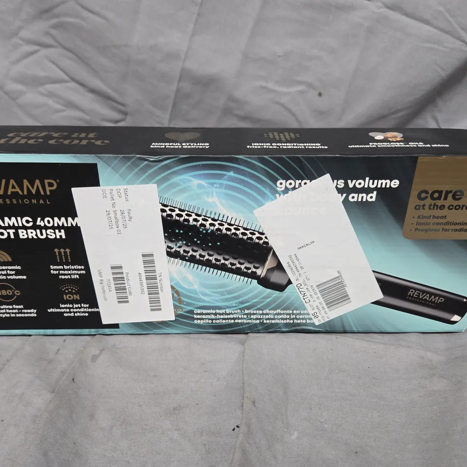 REVAMP CERAMIC 40MM HOT BRUSH – PROFESSIONAL HAIR STYLING TOOL