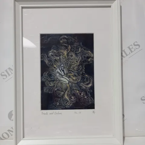 SIGNED AND FRAMED "BREATH AND ENDURE" NO.10 ART PRINT