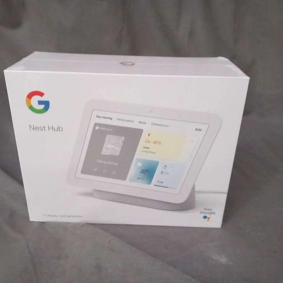 BRAND NEW BOXED AND SEALED GOOGLE NEST HUB 7" DISPLAY 