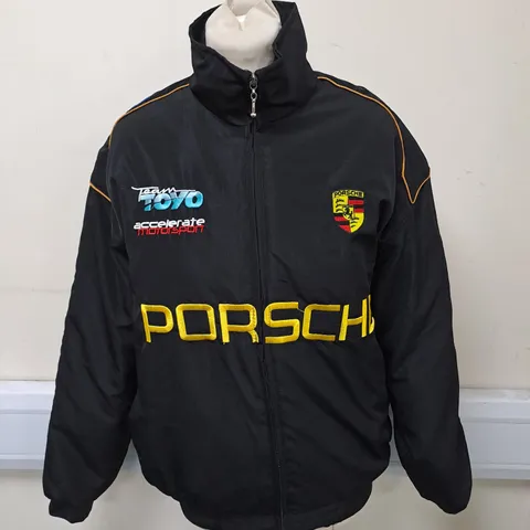 PORSCHE LOGO ZIP JACKET SIZE UNSPECIFIED