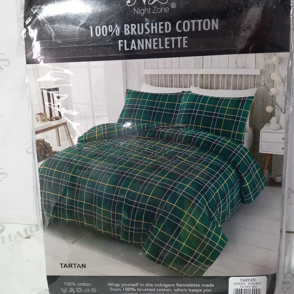 NIGHT ZONE FLANNELETTE DOUBLE DUVET SET