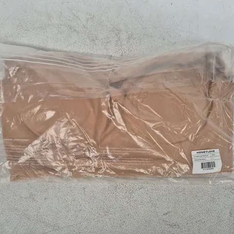 BAGGED HONEYLOVE LIFTWEAR CAMI BODYSUIT IN SAND SIZE LARGE