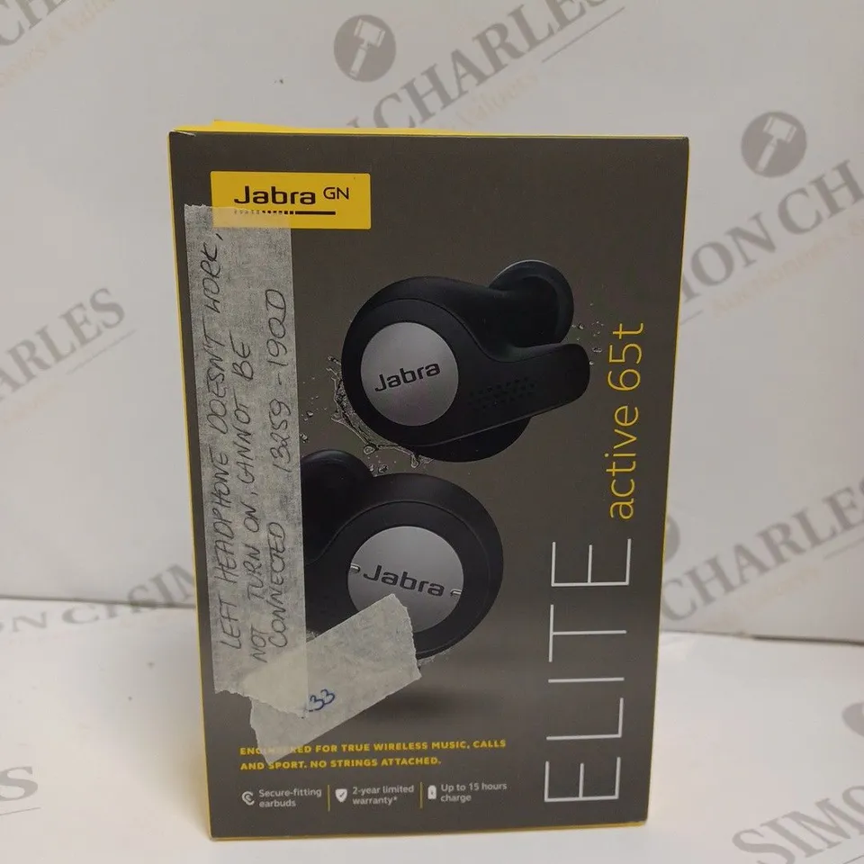 BOXED JABRA ELITE ACTIVE 65T EARBUDS