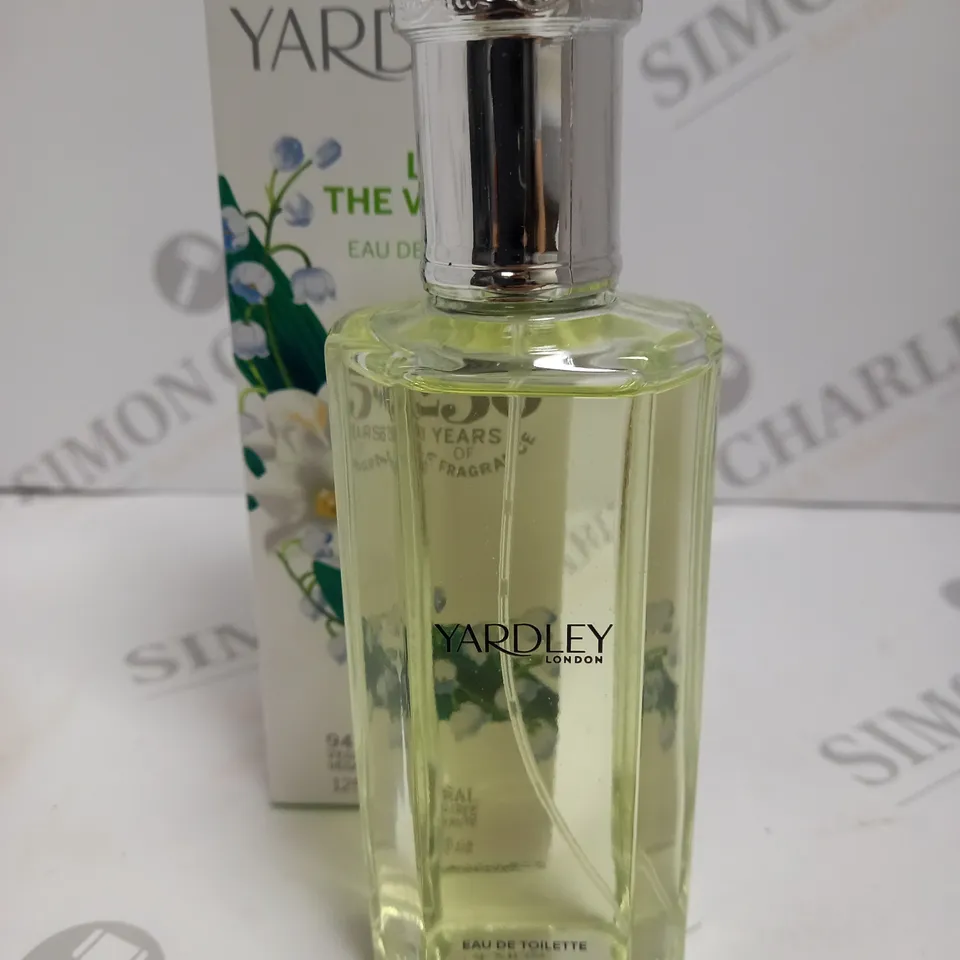 BOXED YARDLEY LILY OF THE VALLEY EAU DE TOILETTE 125ML