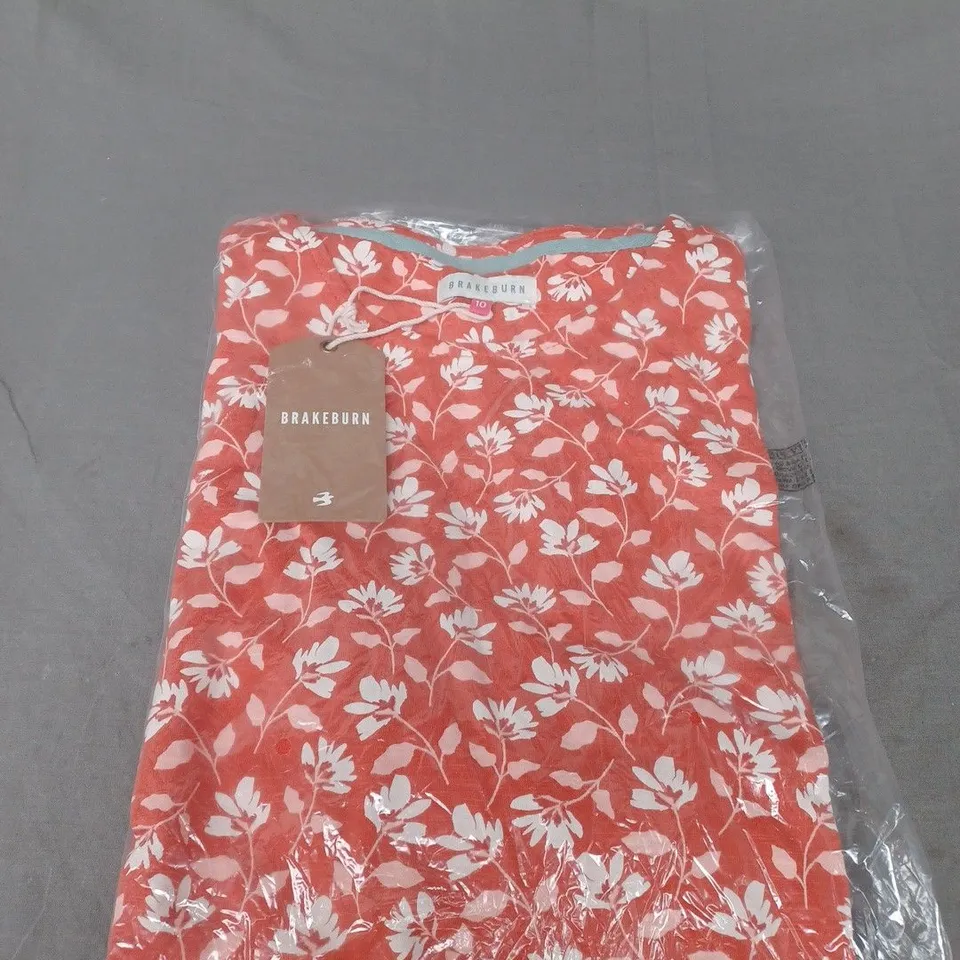 SEALED BRAKEBURN FLOATING FLORAL TEE SIZE 10