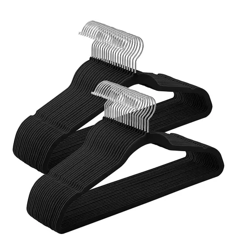 BOXED 50-PACK OF VELVET HANGERS