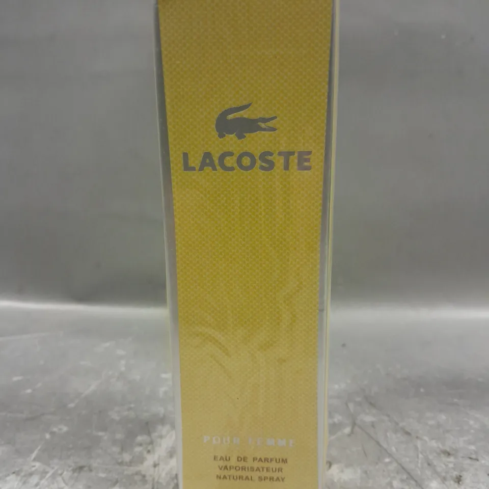 BOXED AND SEALED LACOSTE POUR FEMME EAU DE PARFUM 90ML 