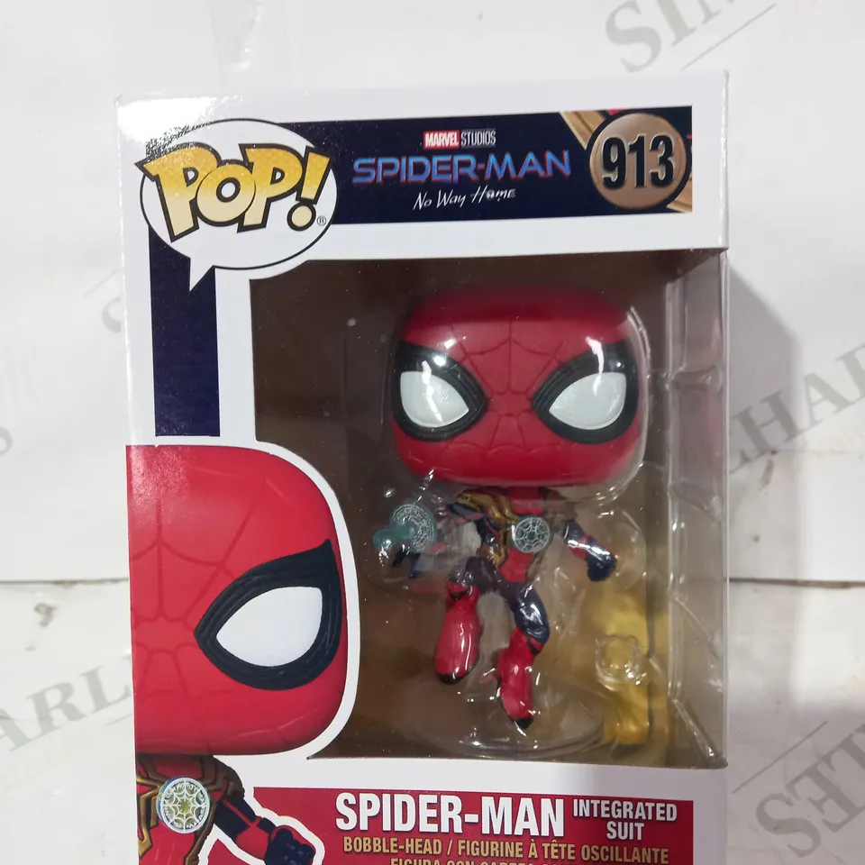 FUNKO POP MARVEL SPIDER-MAN NO WAY HOME 913 SPIDER-MAN INTEGRATED SUIT BOBBLE-HEAD