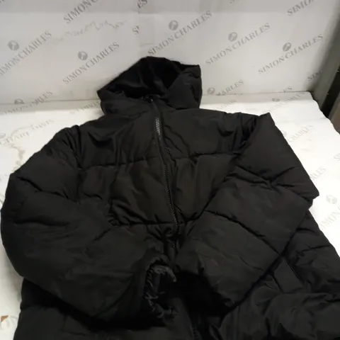 NEW LOOK BLACK WINTER COAT SIZE S