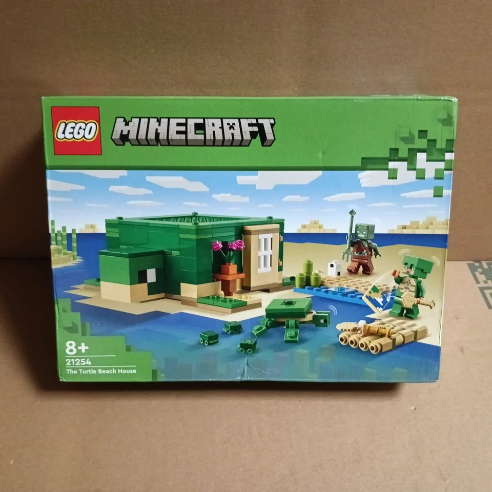 LEGO MINECRAFT TURTLE BEACH HOUSE (21254) – BOXED