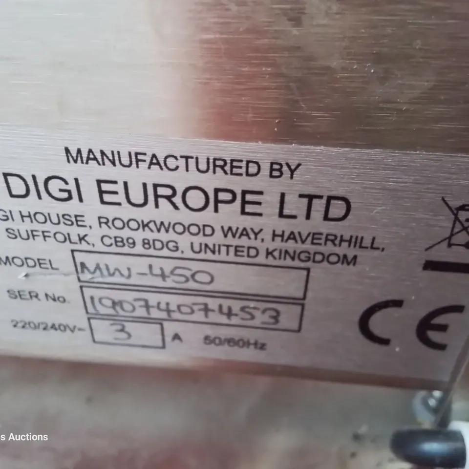 DIGI EUROPE MW450 MEAT WRAPPING MACHINE WITH CUTTING BLOCK