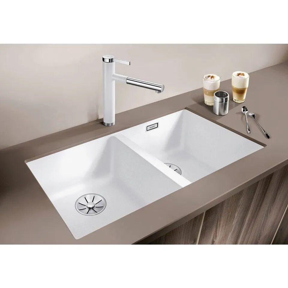 SUBLINE 75.5 × 46CM DOUBLE BOWL UNDERMOUNT 