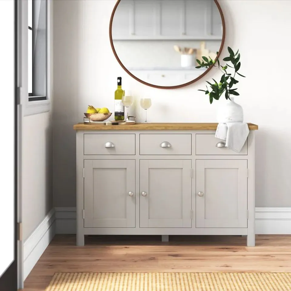 BOXED COUNTRYSIDE 3 DRAWER CHEST 130cm wide