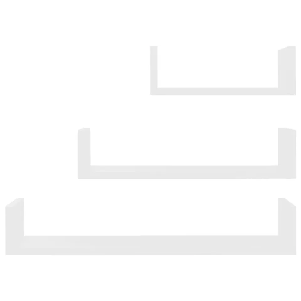 ABDULKADIR 3 PIECE SOLID WOOD FLOATING SHELF SET (SET OF 3)