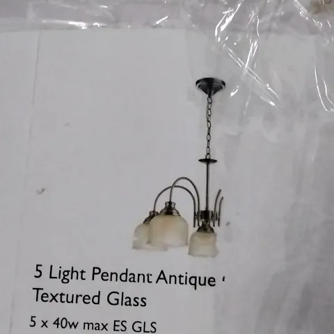 BOXED FRASER 5-LIGHT SHADED CHANDELIER