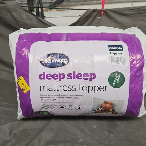 SILENT NIGHT MATTRESS TOPPER - DOUBLE 