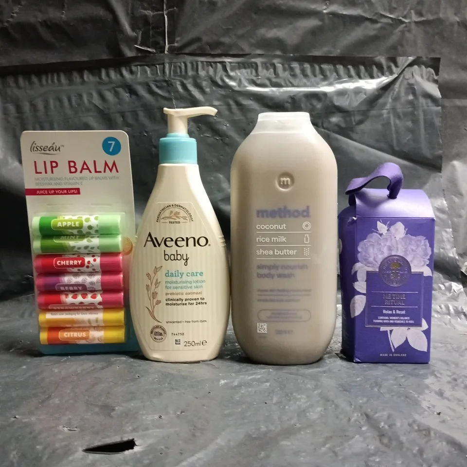 APPROXIMATELY 20 ASSORTED COSMETIC ITEMS TO INCLUDE AVEENO, METHOD, ETC - COLLECTION ONLY