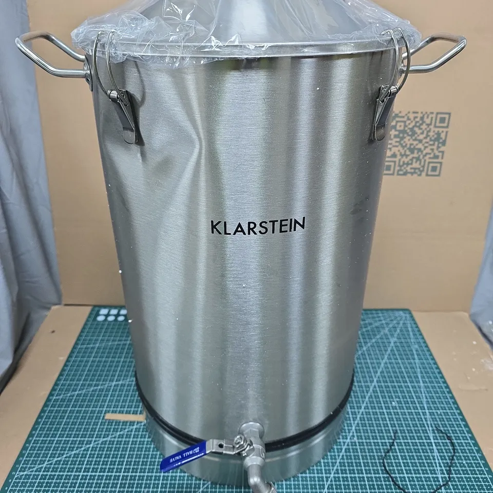 KLARSTEIN STAINLESS STEEL BEVERAGE DISPENSER WITH TAP – MODEL 10032122