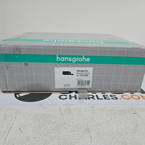 HANDSGROHE WHITE/CHROME SHOWER TABLET BOXED