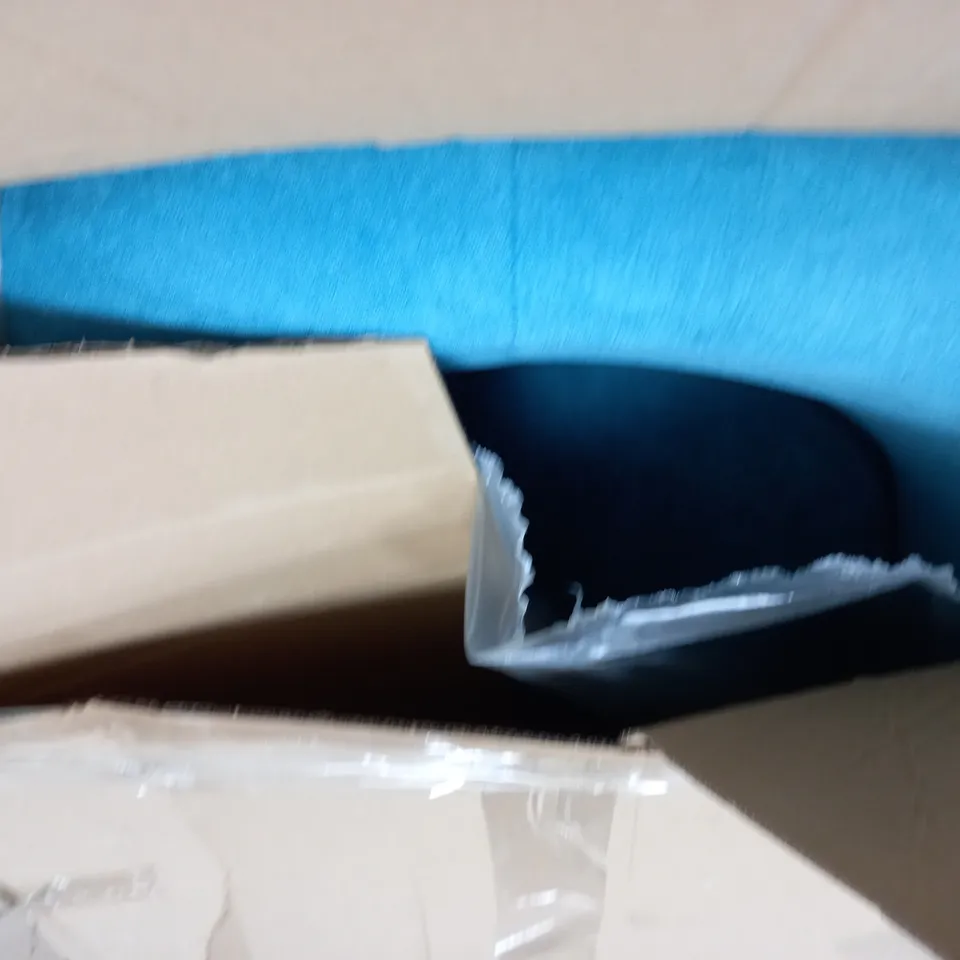 REGAL TUB CHAIR - AQUA BLUE - COLLECTION ONLY  RRP £119