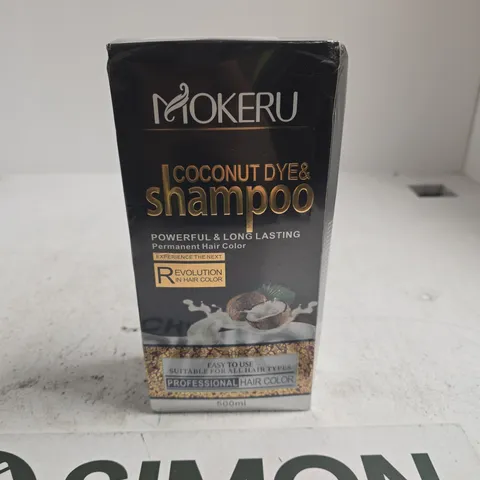 MOKERU COCONUT DYE & SHAMPOO β PERMANENT HAIR COLOUR, 500ML