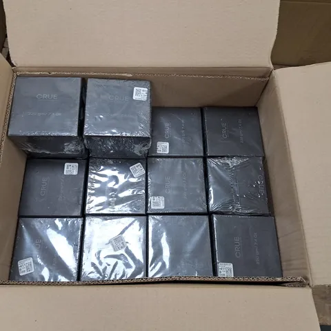 BOX OF APPROXIMATELY 15 CRUE FACE AND BODY SCURBS - 220GM PER POT