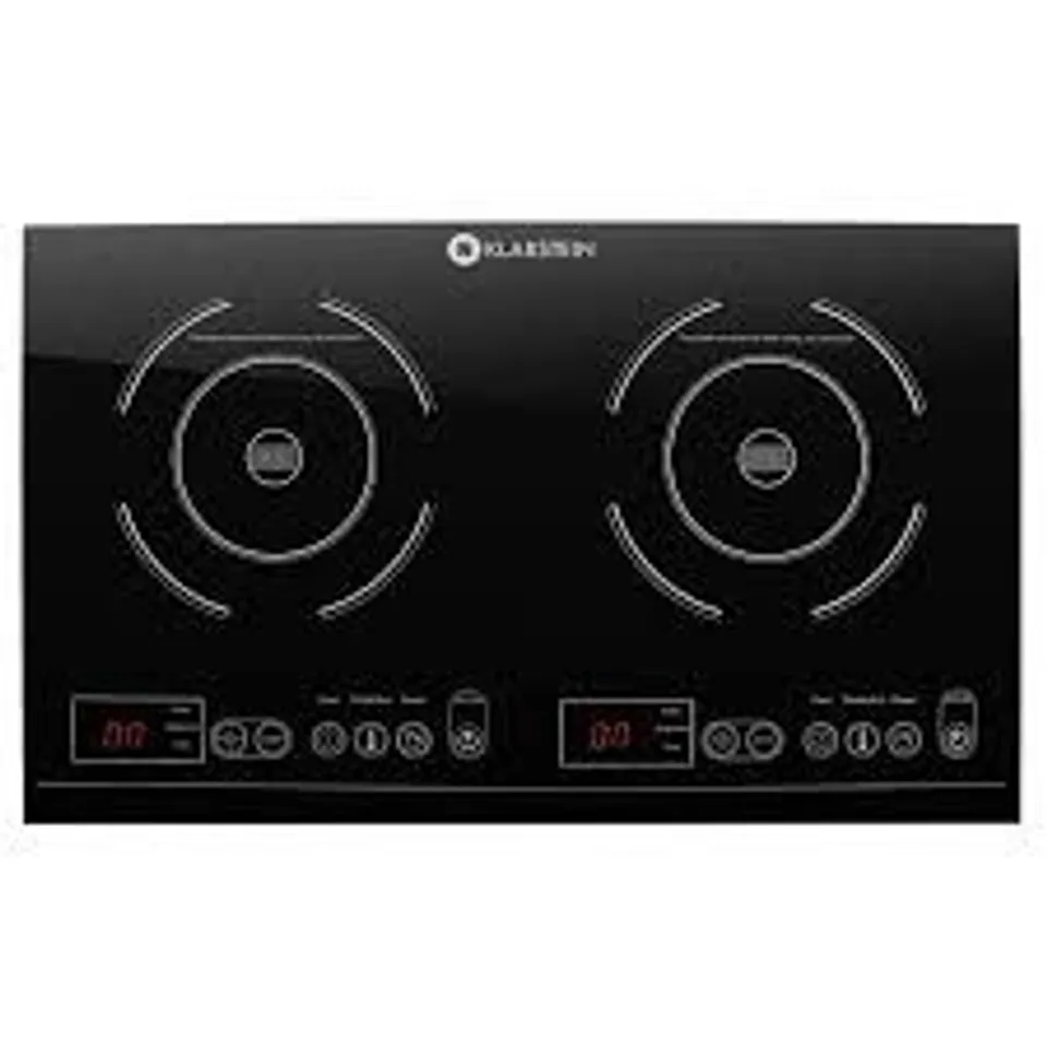 BOXED DOUBLE INDUCTION HOB 2 BURNER 3100W CERAMIC TIMER INDUCTION HOB