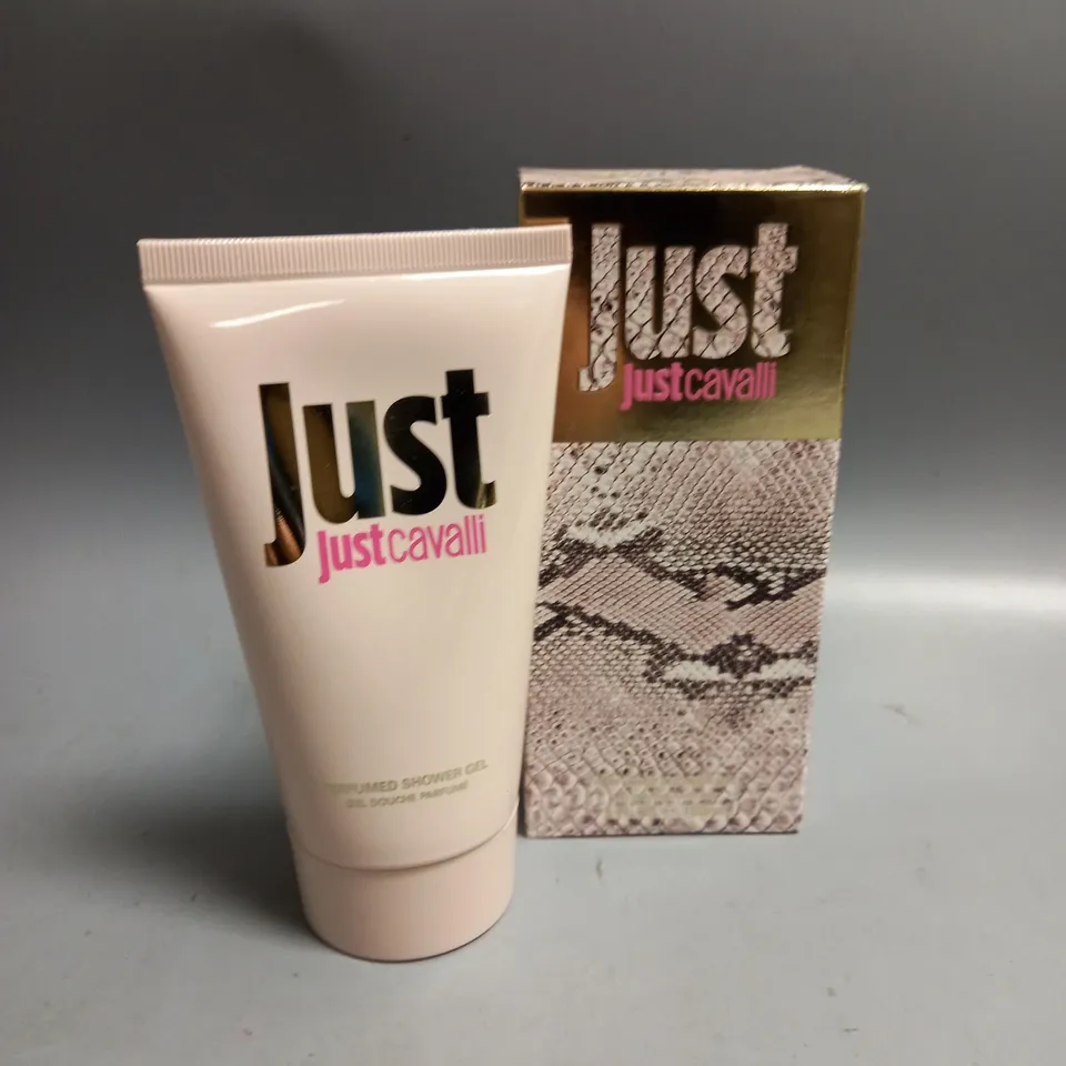 BOXED JUST CAVALLI PERFUMED SHOWER GEL 150ML