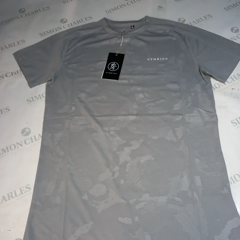 GYMKING DEBOSSED T-SHIRT SIZE S