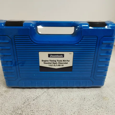 ZOOMTOOLS ENGINE TIMING TOOLS KIT FOR VAUXHALL/OPEL/CHEVROLET – BLUE TOOL CASE