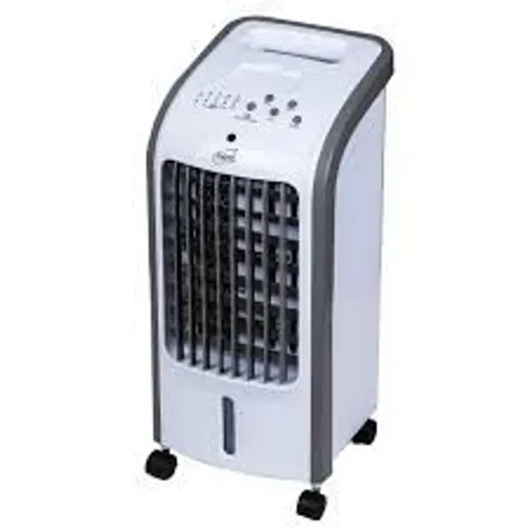 BOXED NEO 4 LITRE 80W OSCILLATING PORTABLE EVAPORATIVE COOLER FAN WITH REMOTE - WHITE (1 BOX)