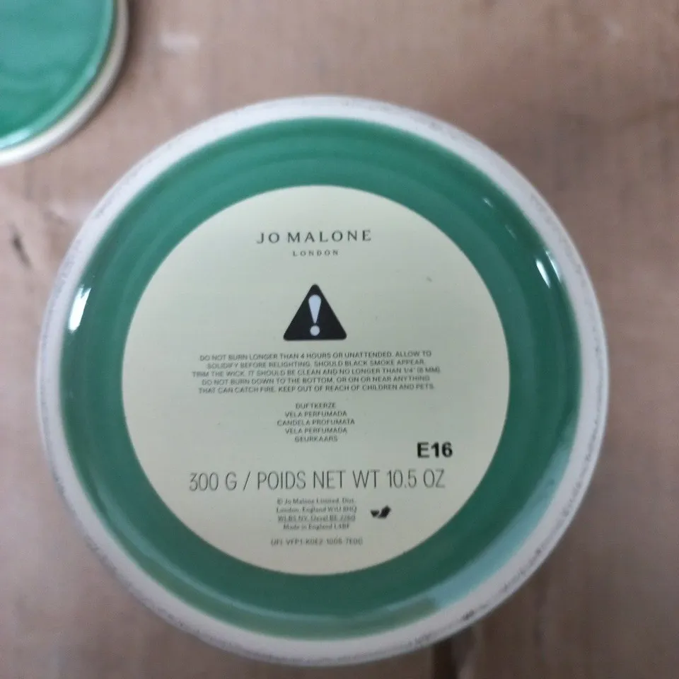 JO MALONE LONDON SCENTED CANDLE – 300 G TEAL GREEN TIN (BOXED)