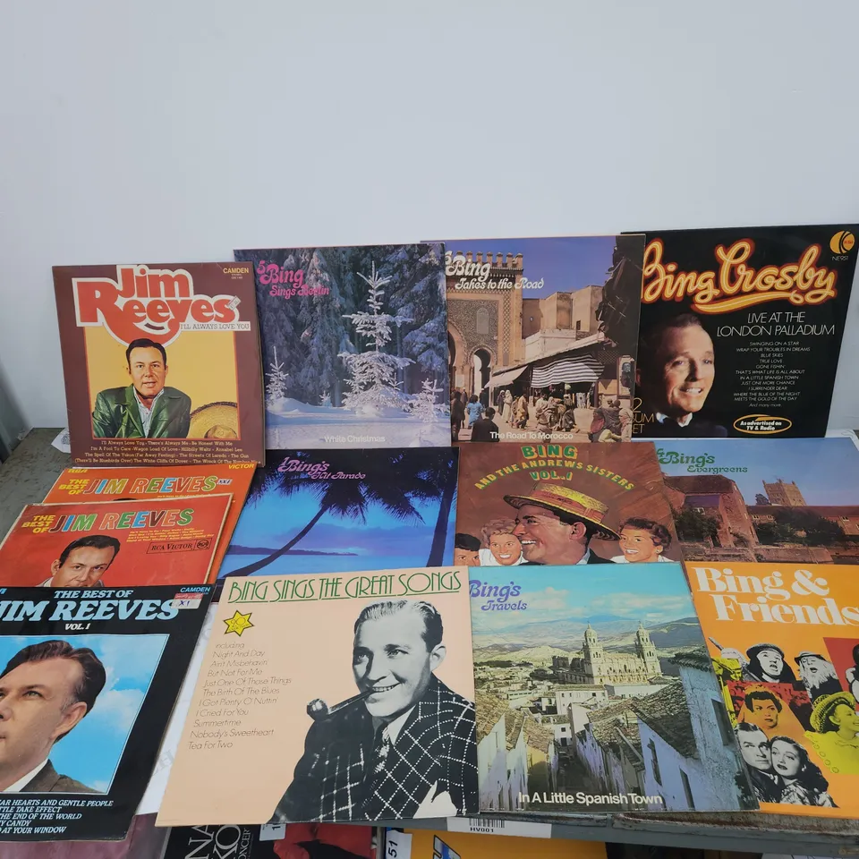12 X VINYL LPS TO INCLUDE. BING CROSBY ETC.