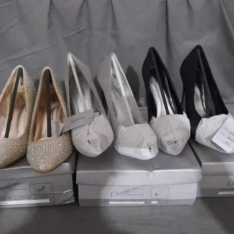 APPROXIMATELY 10 BOXED PAIR OF ASSORTED CASANDRA SHOES IN VARIOUS STYLES AND SIZES